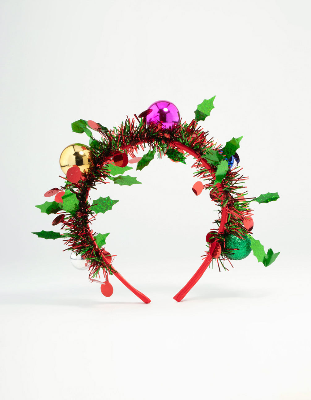 Kids Tinsel & Bauble Headband