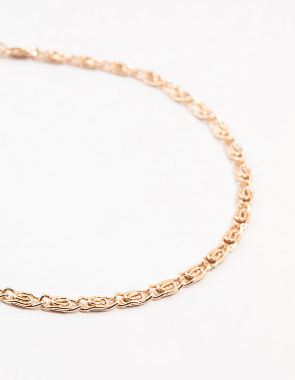 Gold Pearl & Evil Eye Anklets 2-Pack