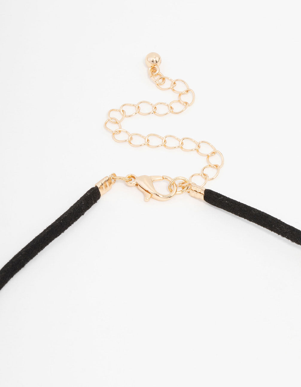 Gold Heart Cord Necklace
