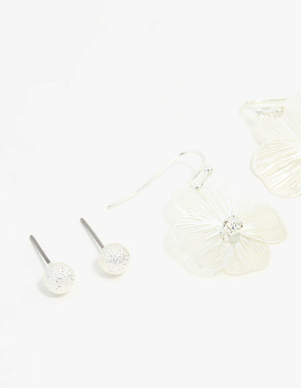 Silver Garden Inspired Earrings 3-Pack