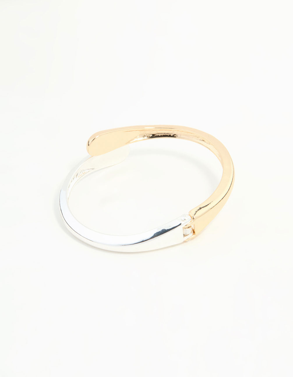 Mixed Metals Swirl Wrist Cuff