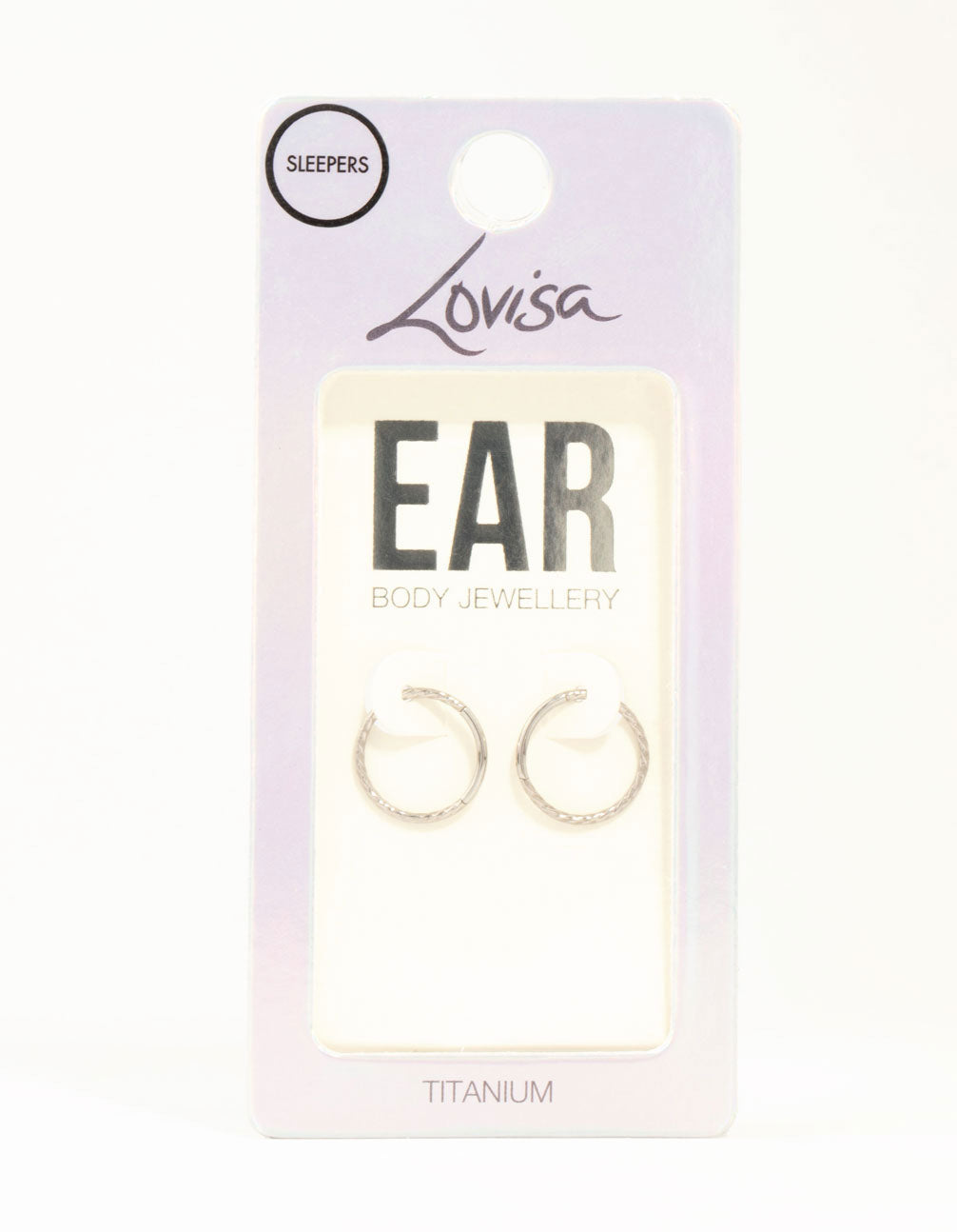 Titanium Rope Sleeper Earrings 12 mm