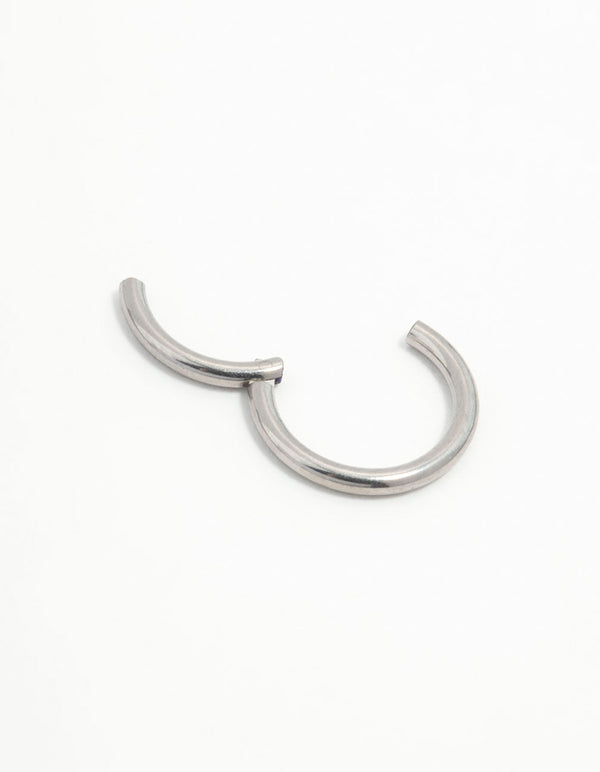 Titanium Clicker Ring 8 mm