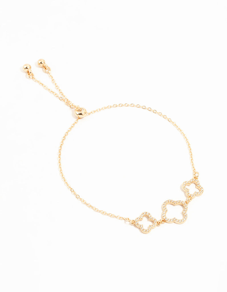 Cubic Zirconia Flower Iconic Bracelet main image 1