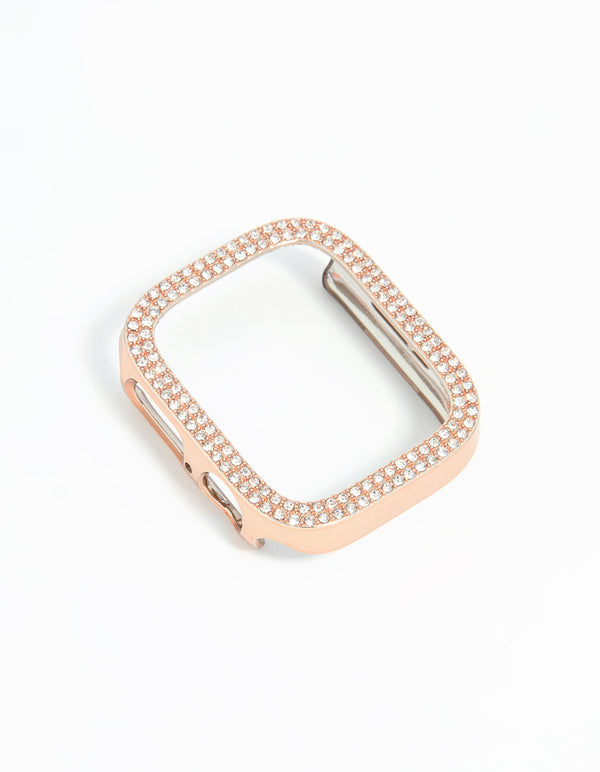 Rose Gold Diamante Watch Cover 40/41 mm