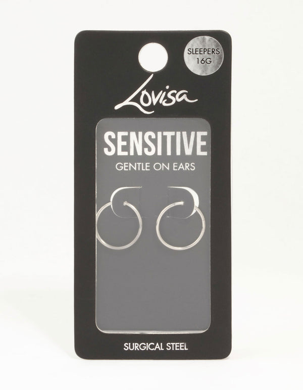 Surgical Steel Sleeper Earrings