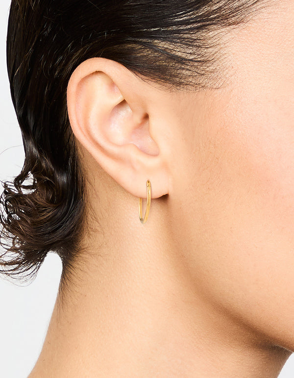Gold Plated Surgical Steel Sleeper Earrings