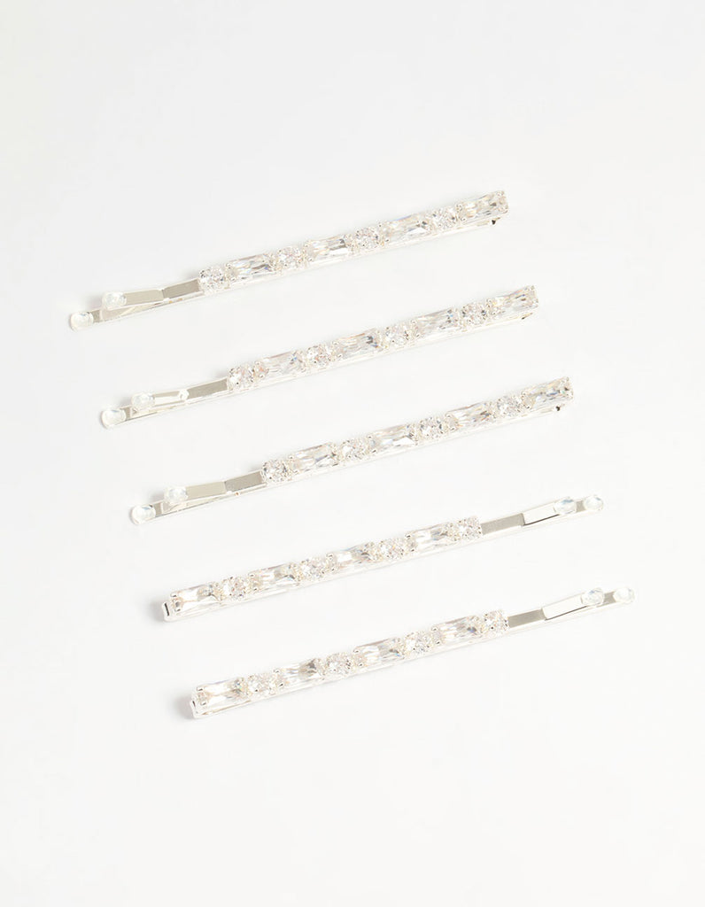Bedarra Silver Diamante Slide