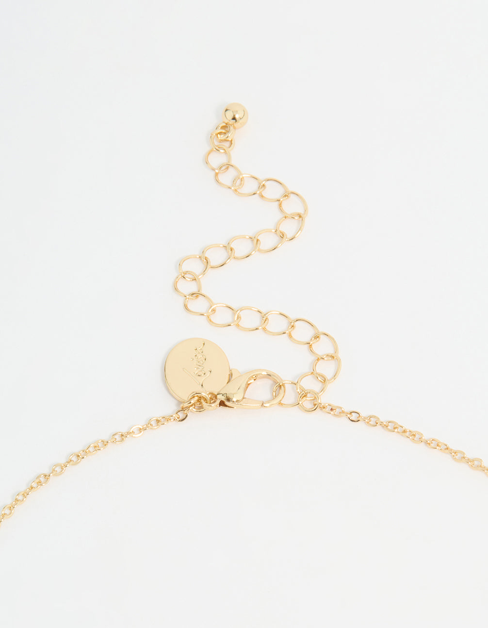 Gold Plated Cubic Zirconia Baguette Heart Pendant Necklace