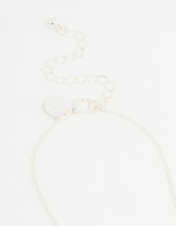 Kids Silver Pastel Yin-Yang BFF Pendant Necklace Set