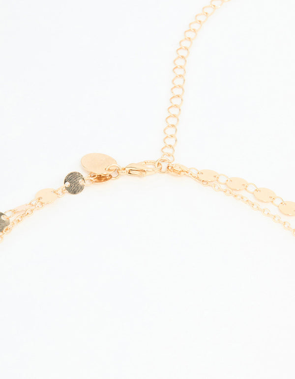 Gold Coin Layered Waist Chain