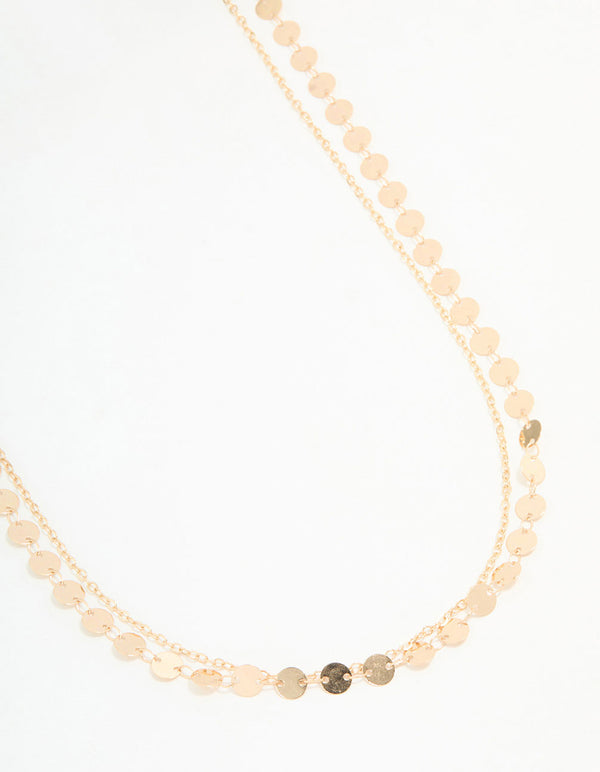 Gold Coin Layered Waist Chain