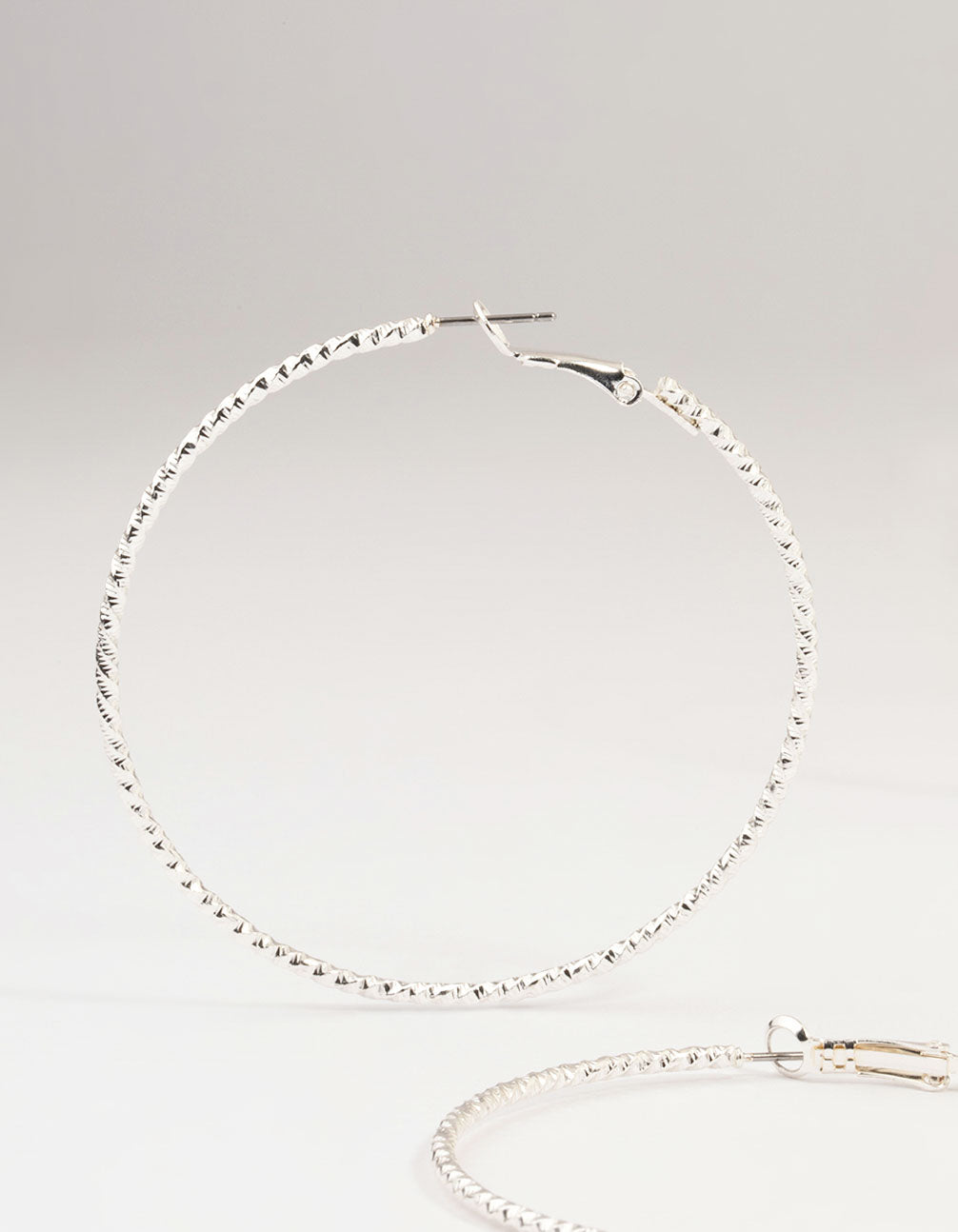 Silver Diamante Hoop Earrings 3-Pack