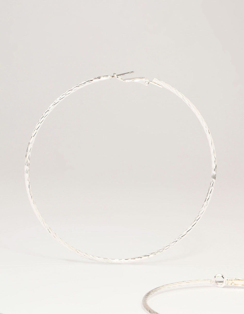 Silver Diamante Hoop Earrings 3-Pack