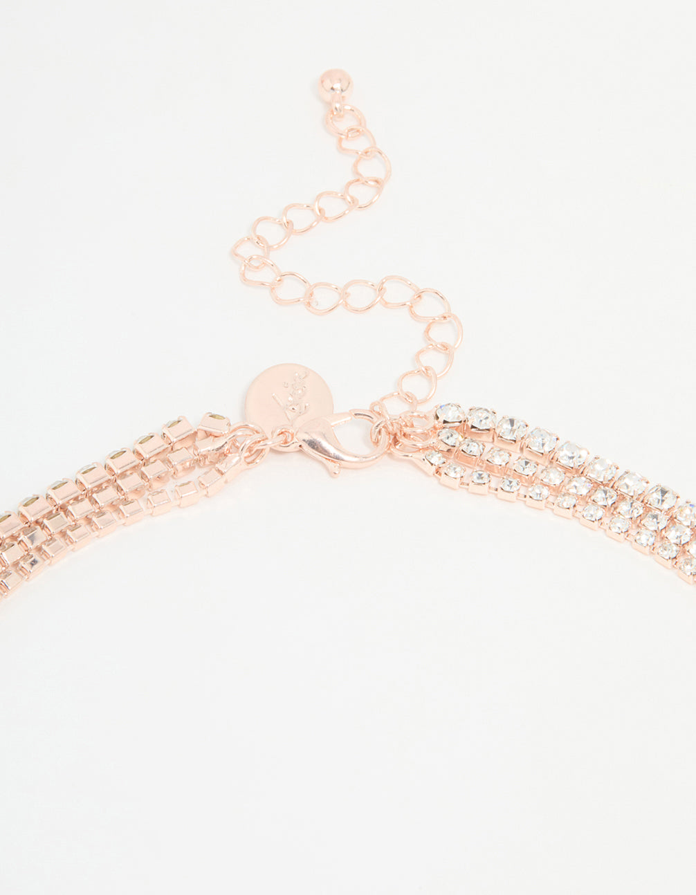 Rose Gold Butterfly Layered Necklace
