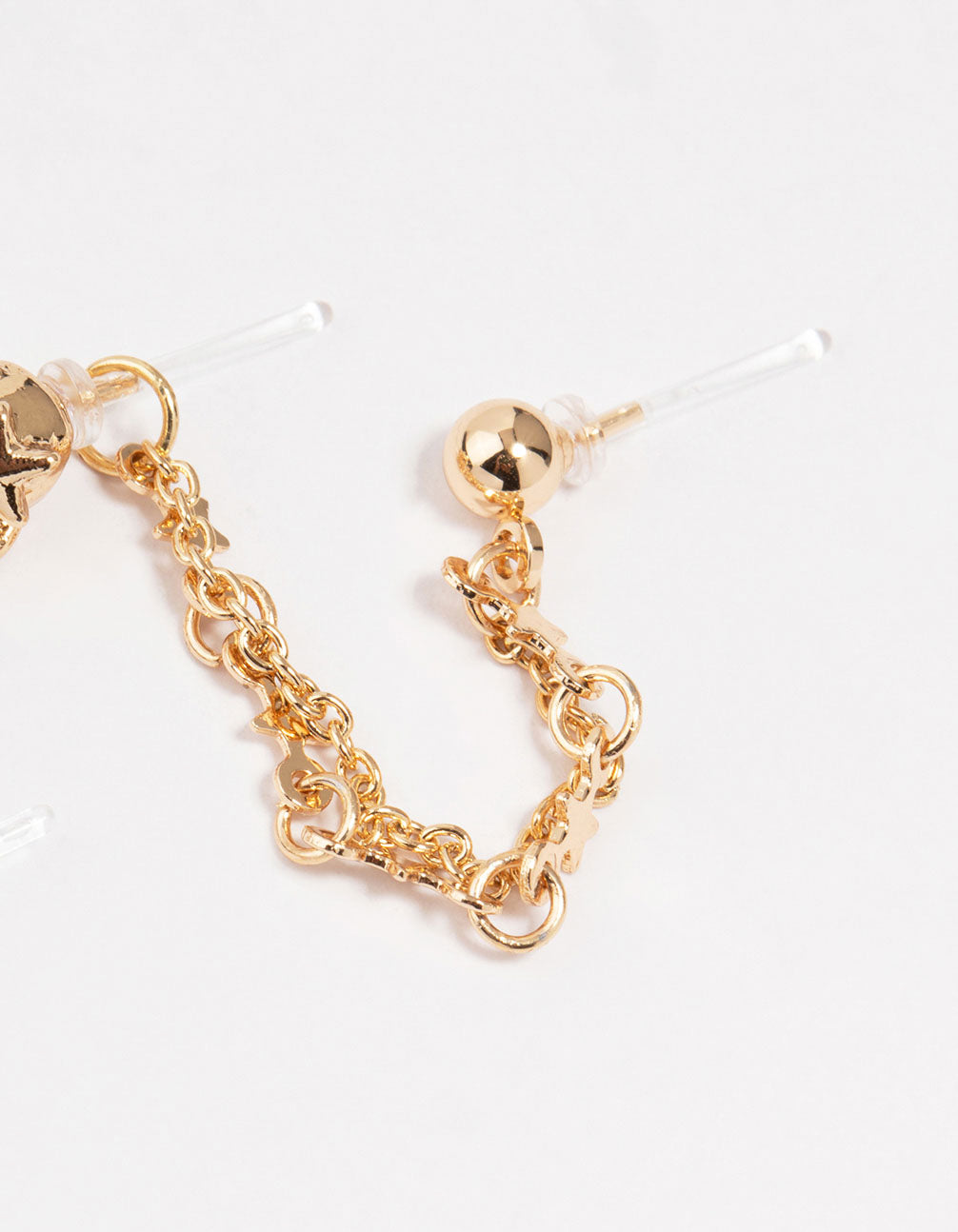 Gold Chain Celestial Earrings 3-Pack