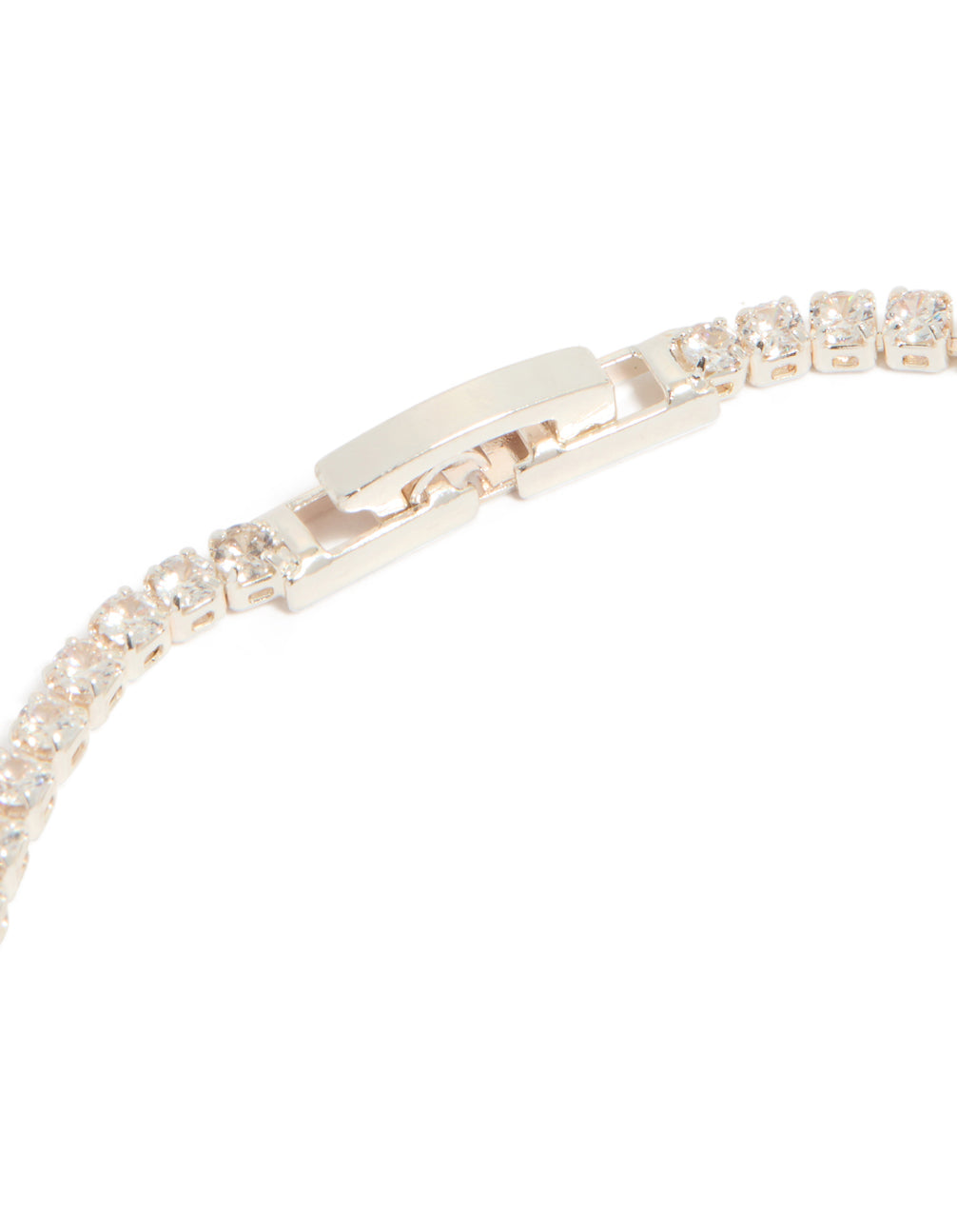 Silver Cubic Zirconia Mini Tennis Bracelet