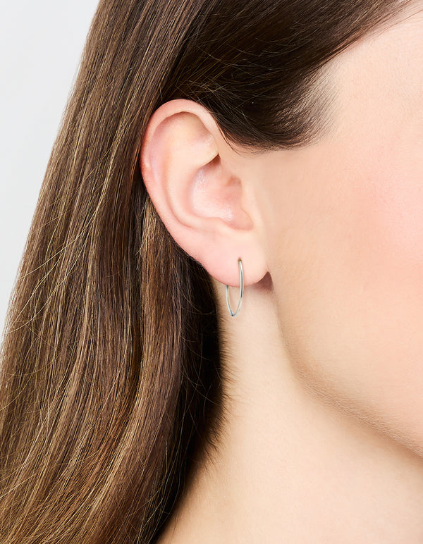 Surgical Steel Sleeper Earrings 16 MM