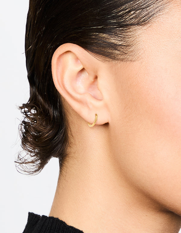 Gold Plated Surgical Steel Sleeper Earrings