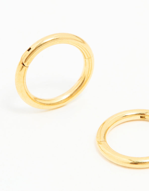Gold Plated Surgical Steel Sleeper Earrings