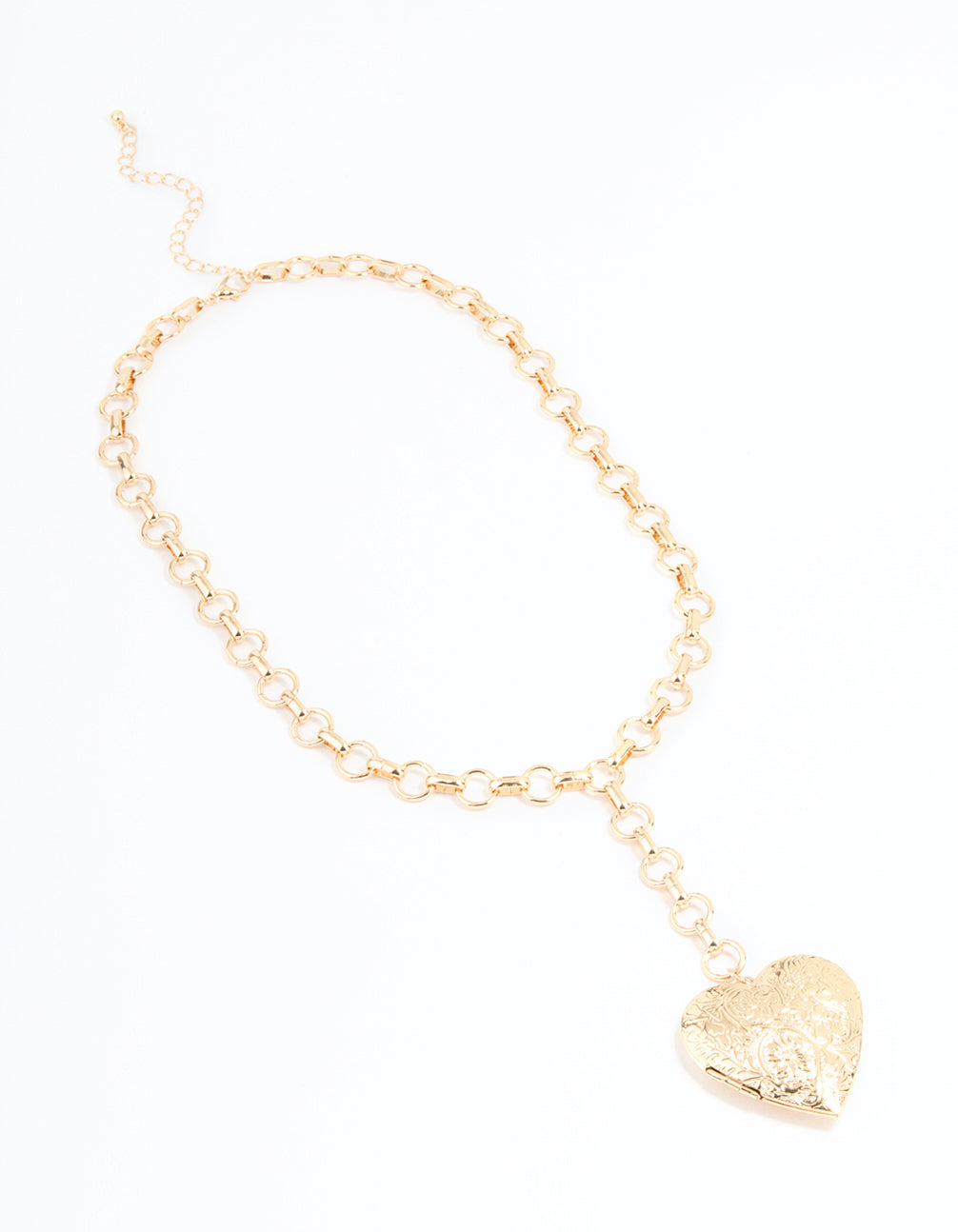 Gold Mega Locket Necklace