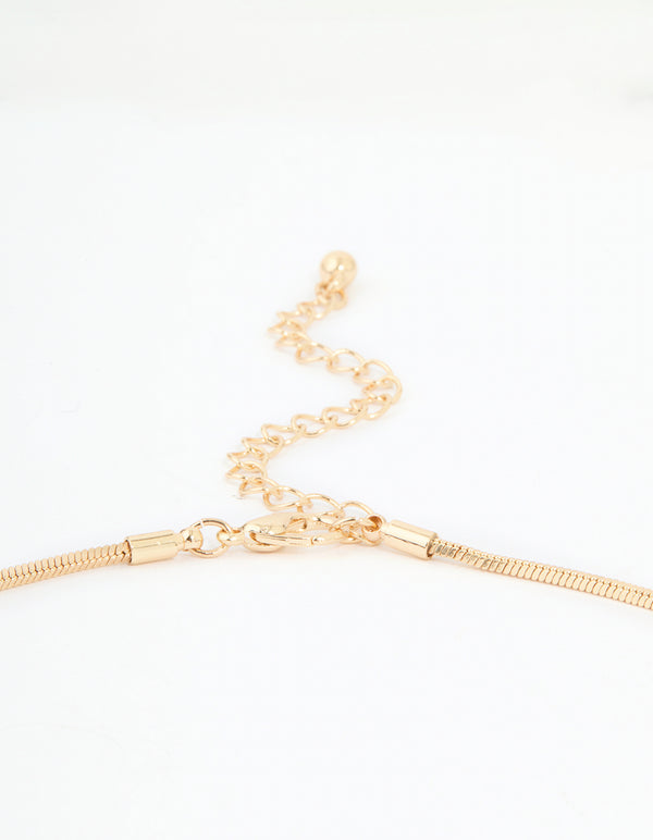 Gold Long Tassel Necklace