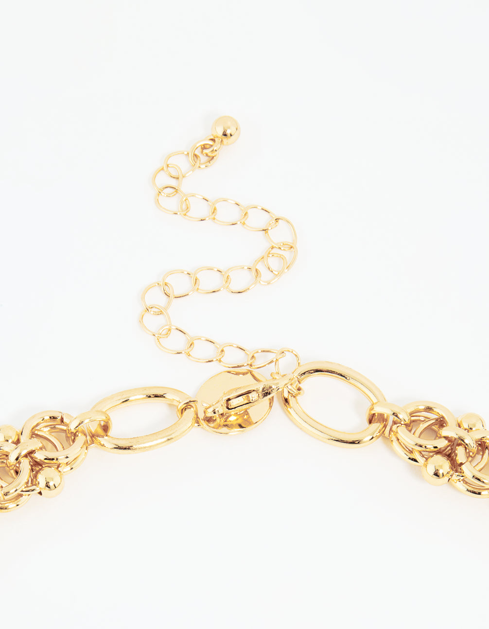 Gold Roman Pendant Y-Necklace
