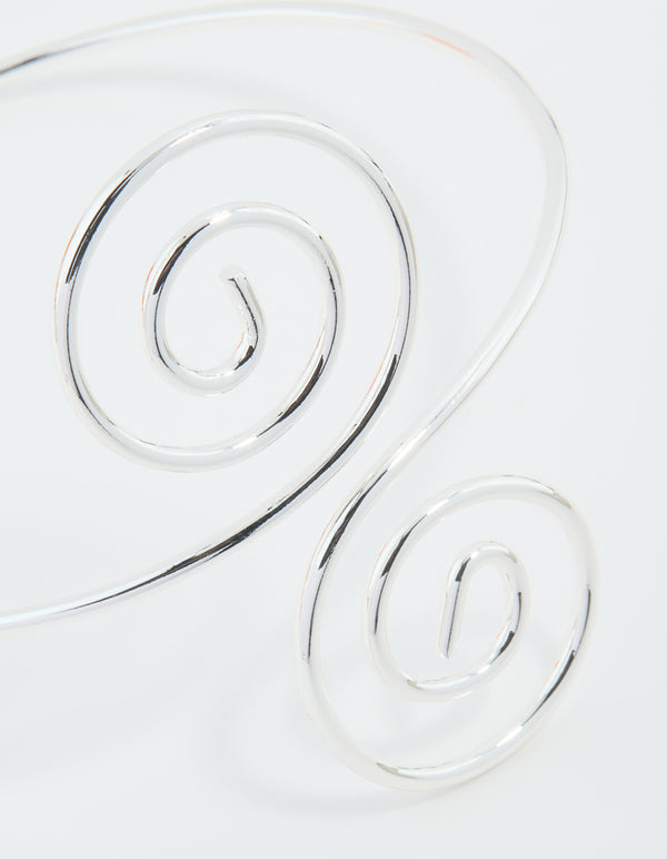 Silver Swivel Arm Cuff