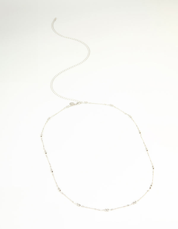 Silver Ball Fine Waist Chain