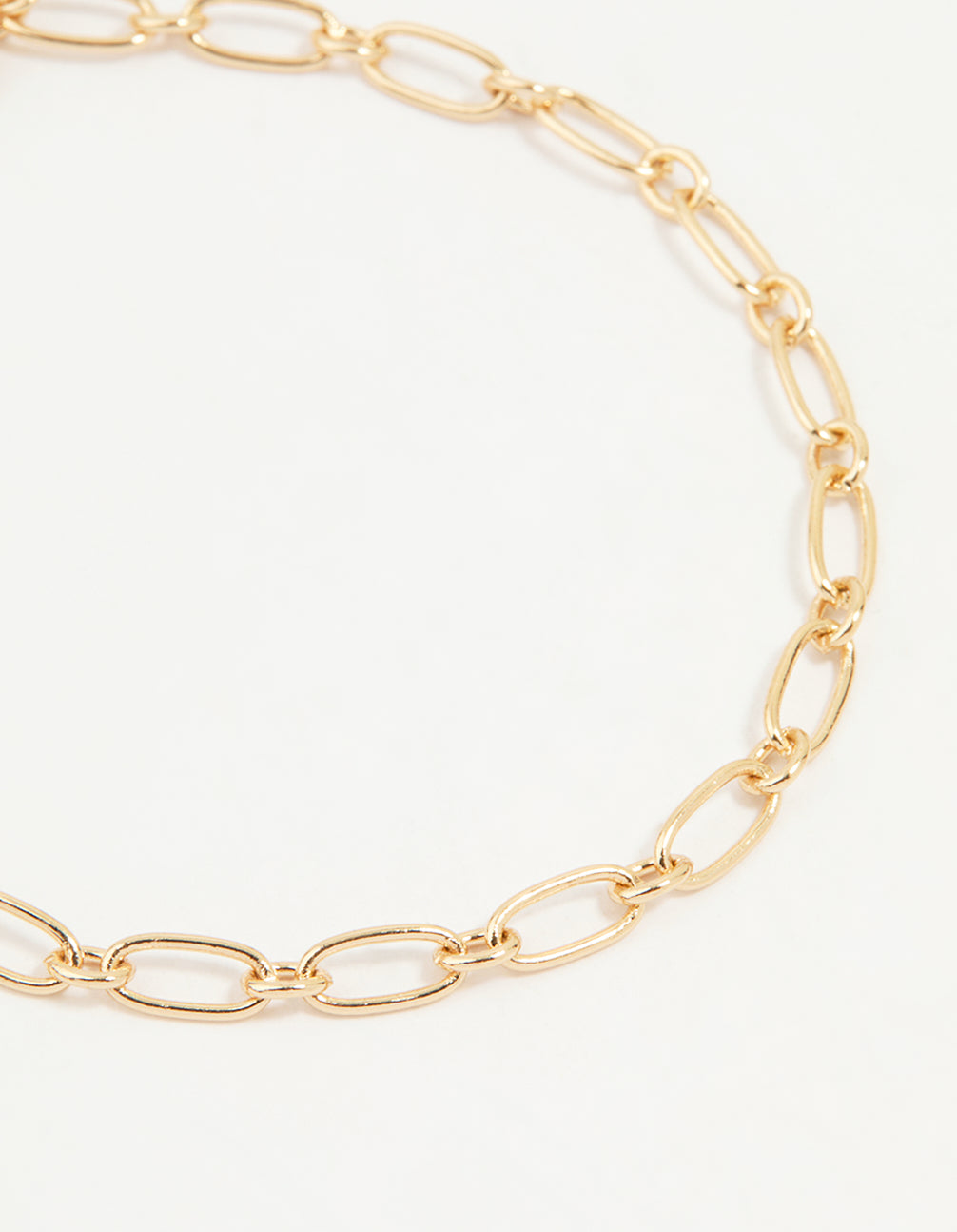 Gold Diamante Mixed Chain Heart Bracelets 3-Pack