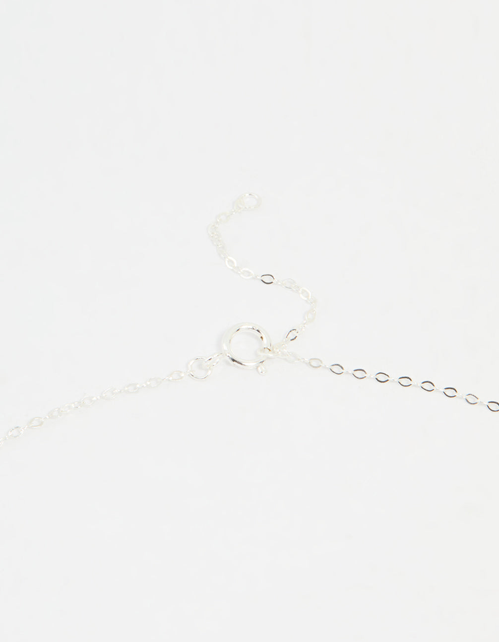Sterling Silver Cubic Zirconia Drop Necklace