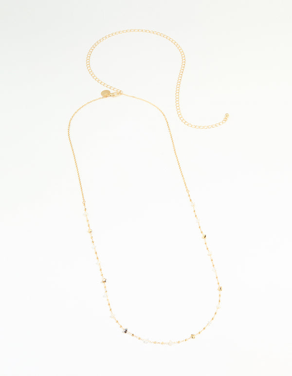 Gold Plated Semi Precious Stone Waist Chain