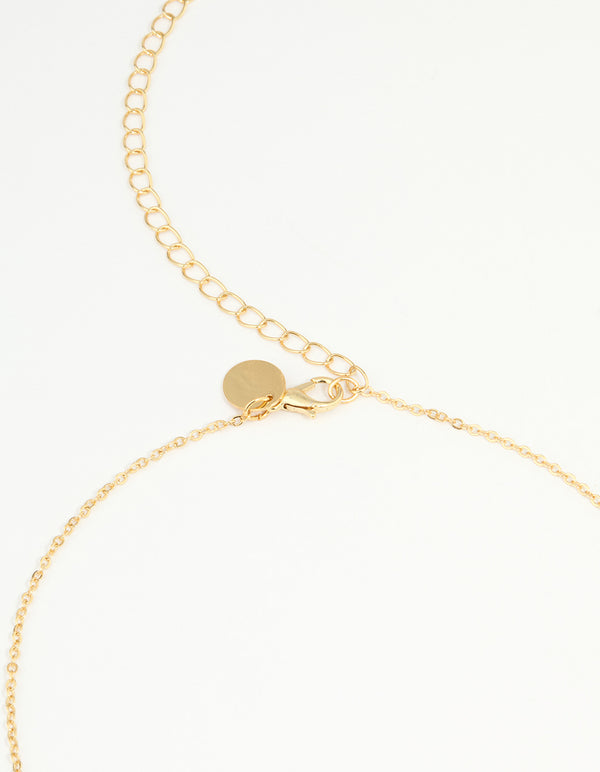 Gold Plated Semi Precious Stone Waist Chain