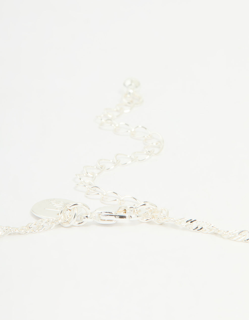 Silver Plated Letter K Heart Locket Necklace