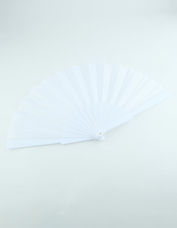 Cream Folding Fan