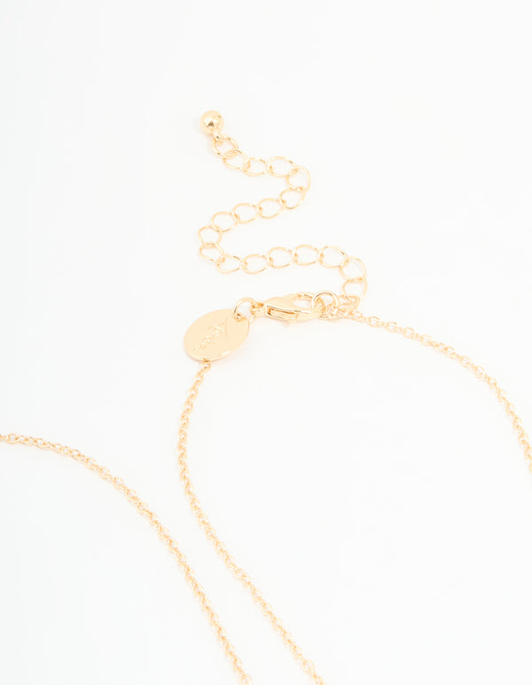 Kids Gold BFF Heart Necklaces 2-Pack