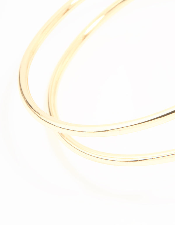 Gold Swirl Wrap Arm Cuff