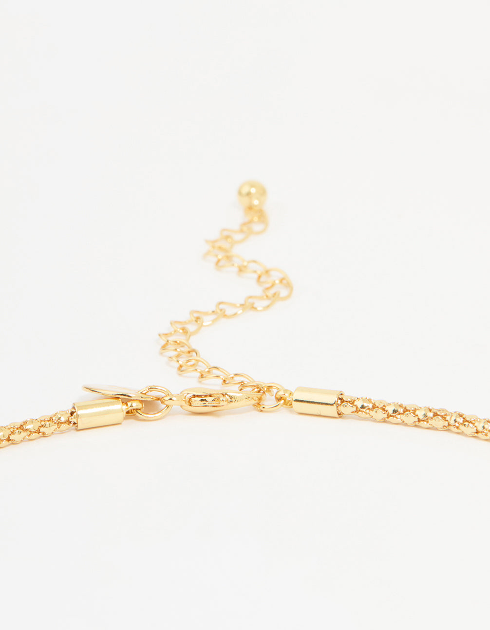 Gold Plated Pearl Lariat Adjustable Necklace