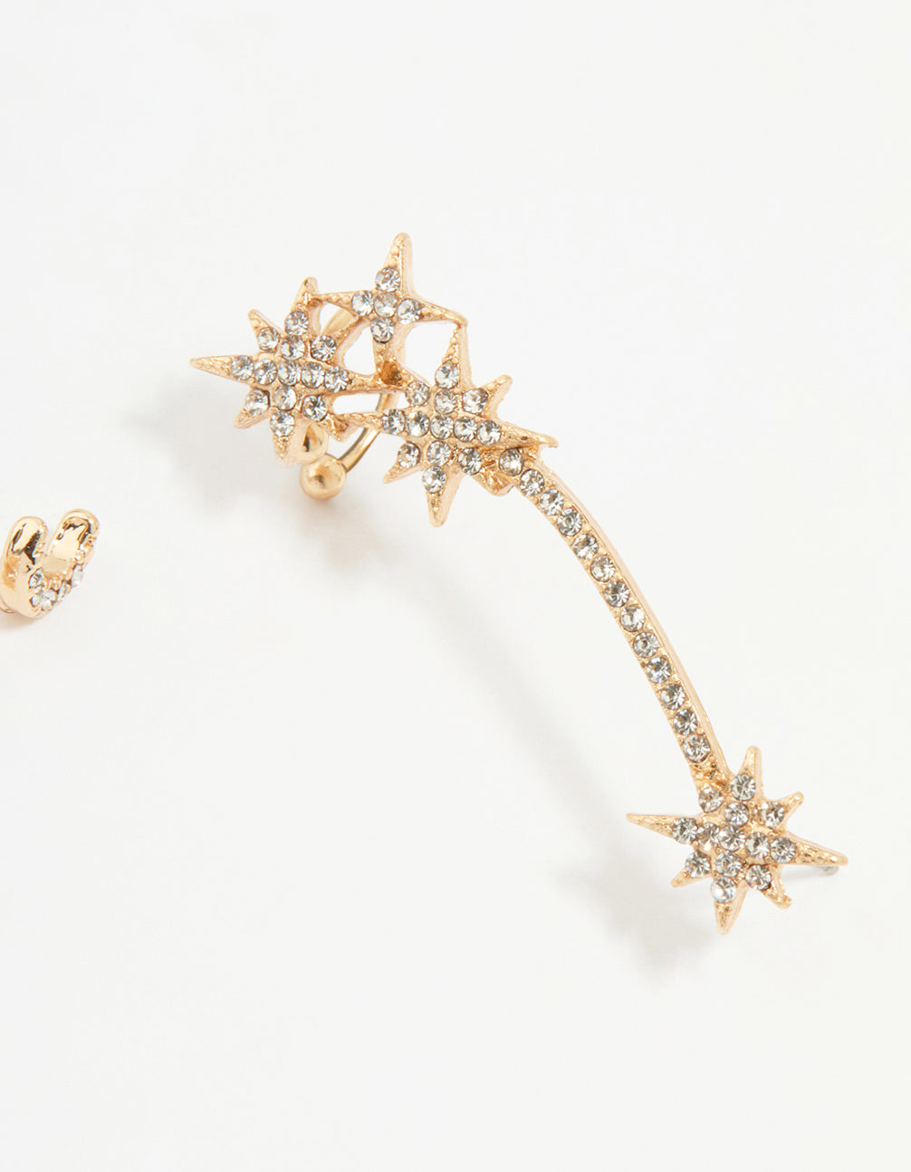 Gold Celestial Stacking Earrings 4-Pack