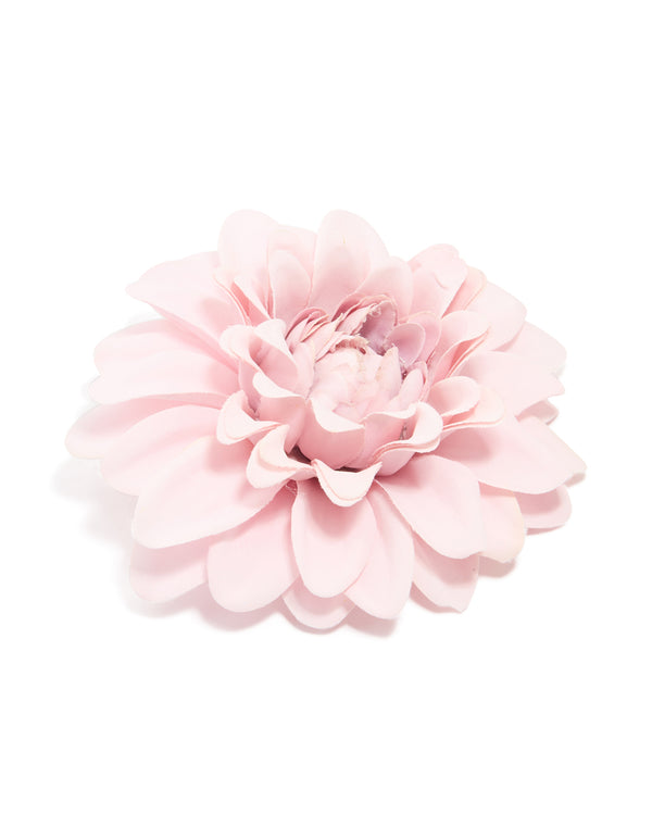 Pink Fabric Dahlia Flower Corsage