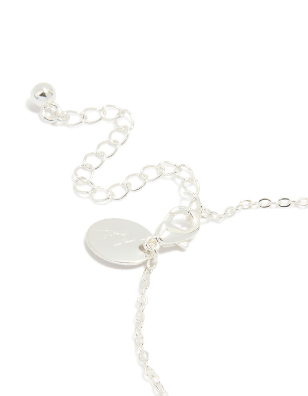 Silver Plated Multi Bows Bracelet