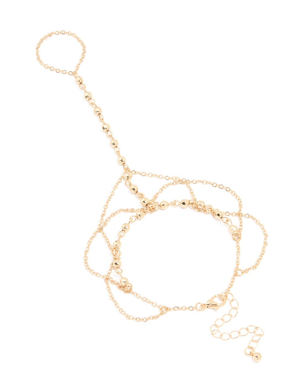 Gold Draped Hand Chain