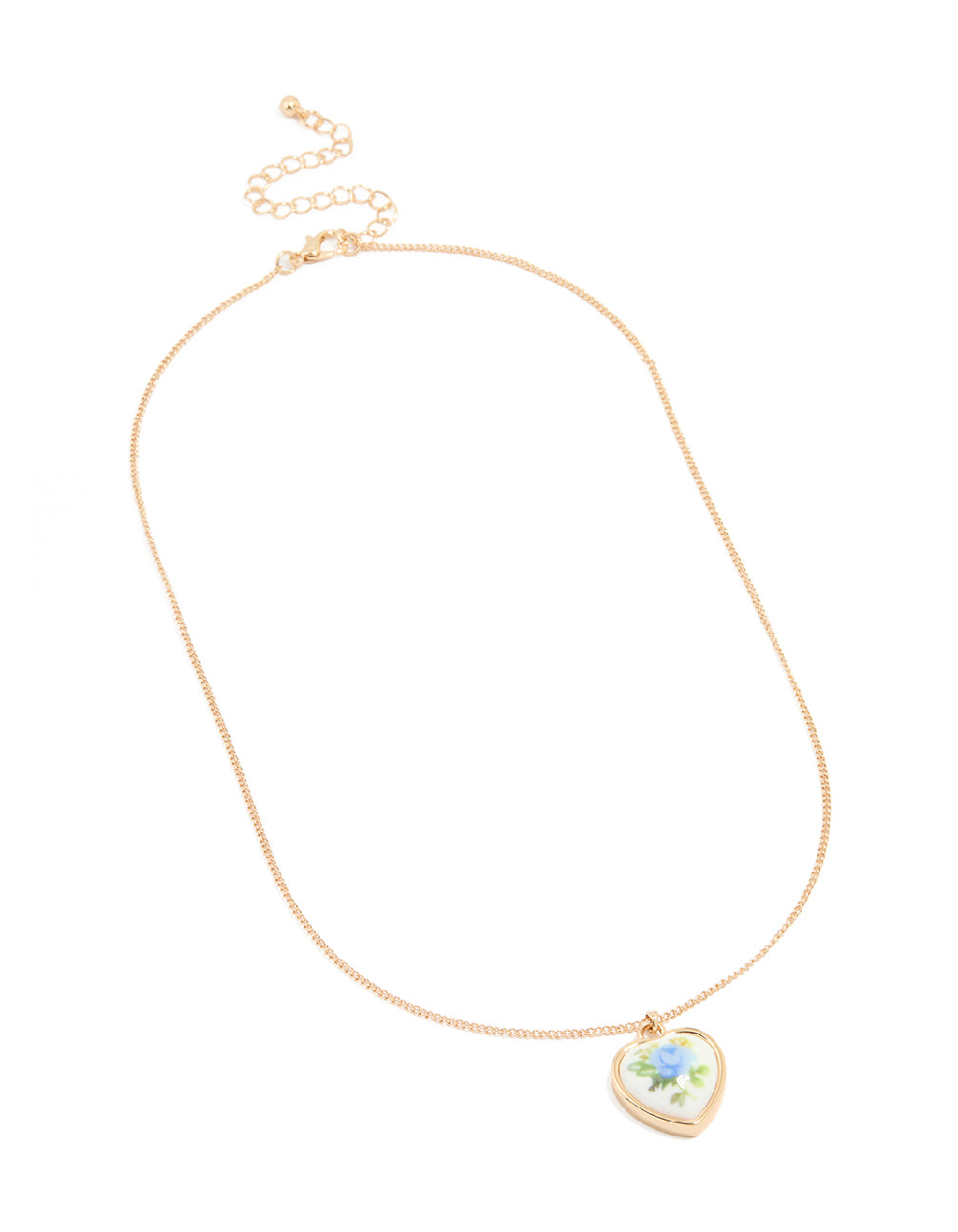 Vintage Gold Heart Necklace