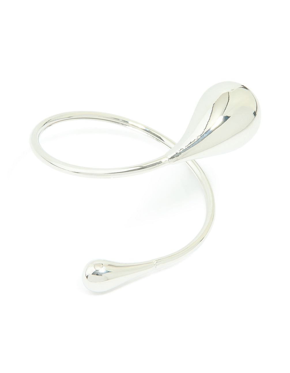 Silver Teardrop Wrap Around Bracelet