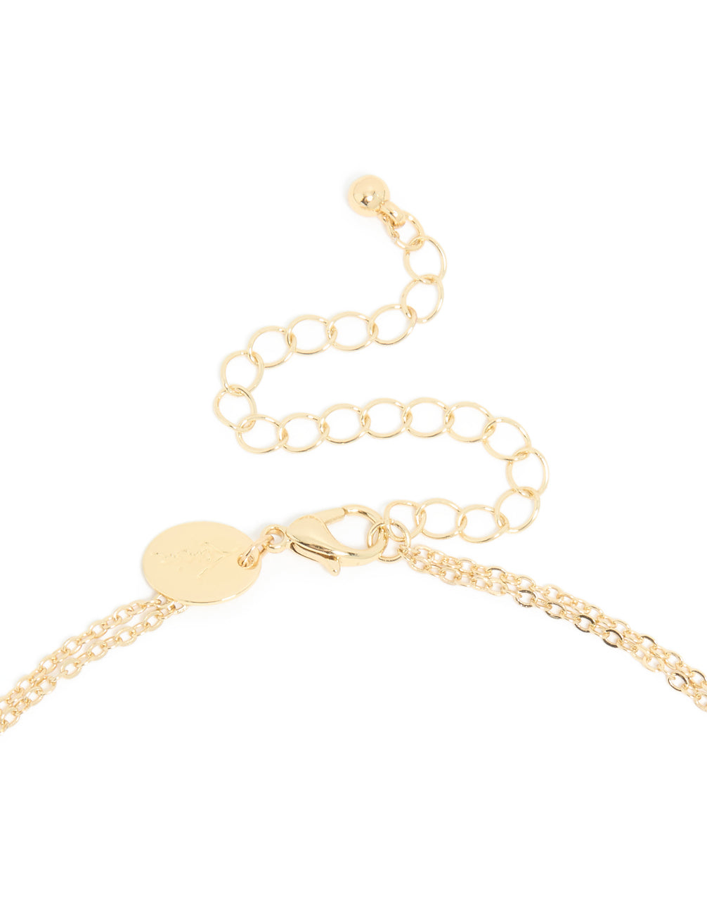 Gold Plated Cubic Zirconia & Pearl Layered Necklace