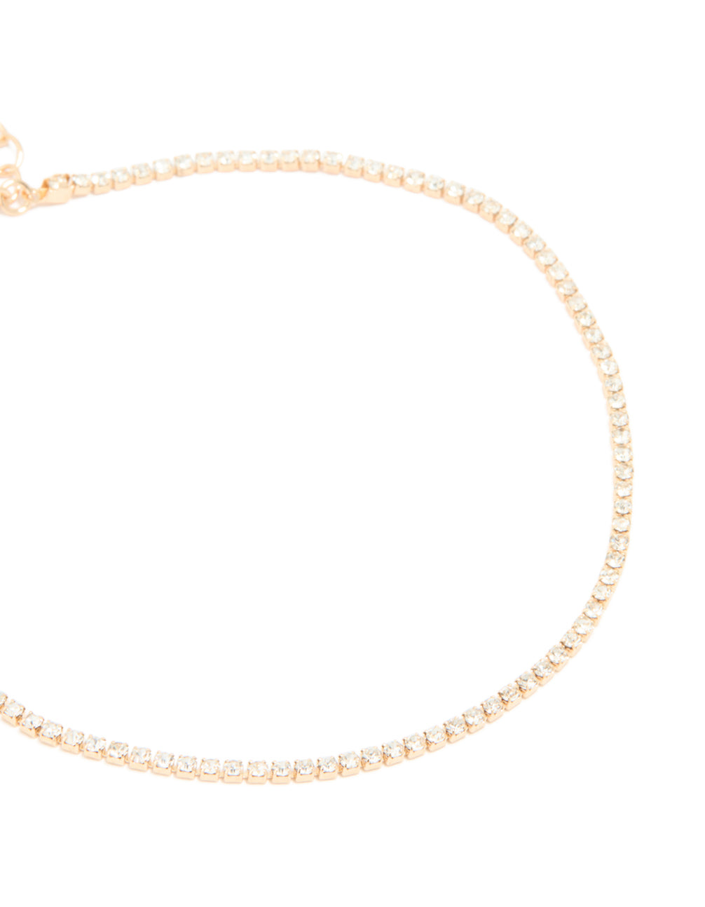 Gold Diamante Cupchain & Fish Star Charm Anklets 2-Pack
