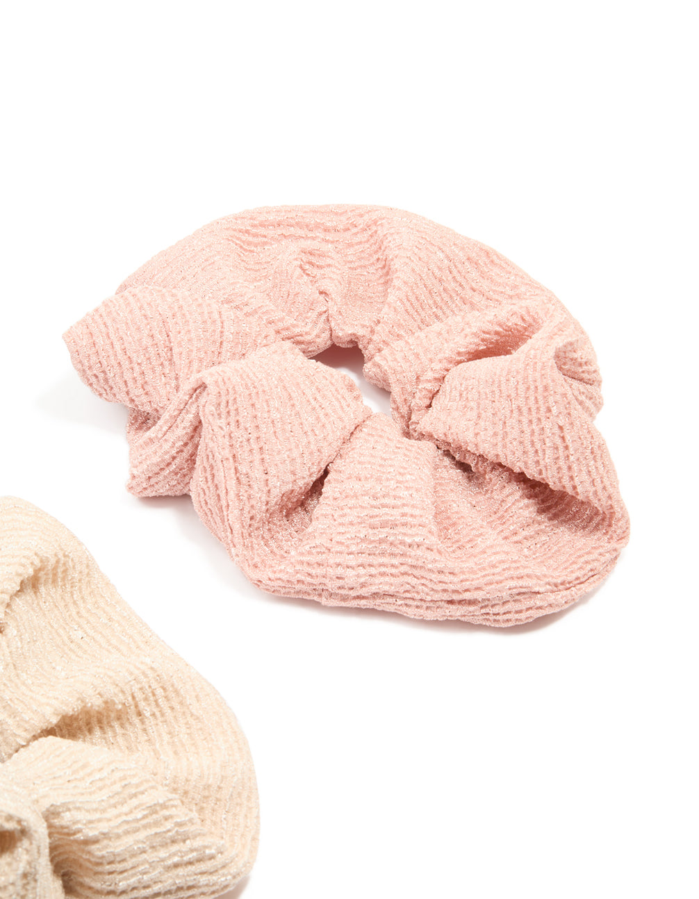 Textured Core Fabric Scrunchies 3-Pack