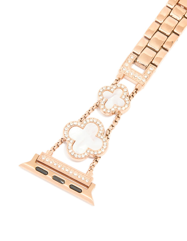 Rose Gold Flower Strap 38/40/41 mm