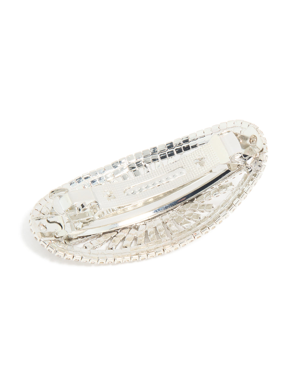 Silver Diamante Hair Clip