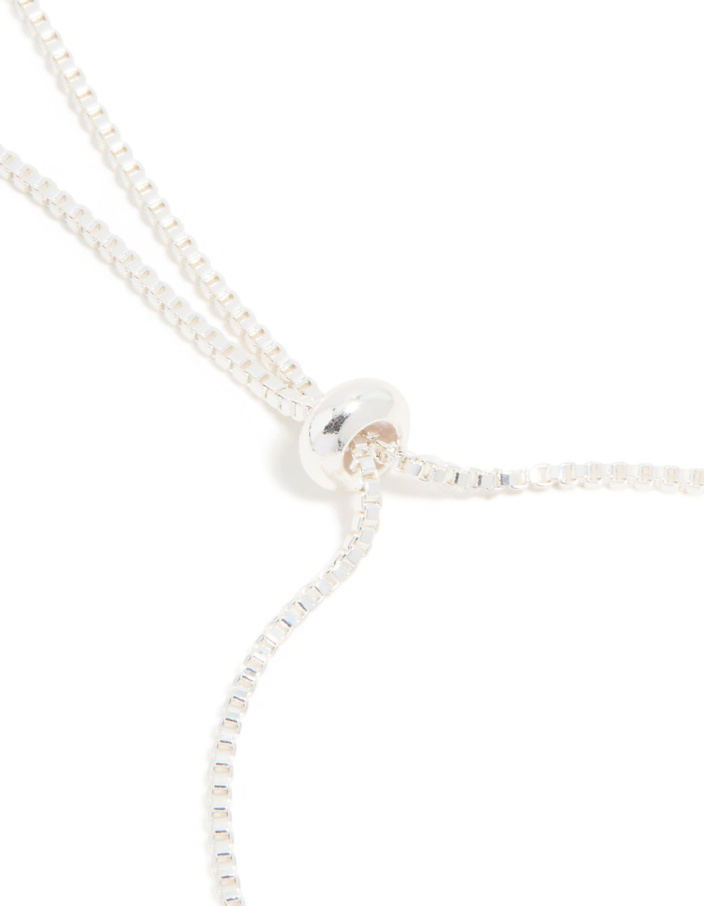 Silver Plated Cubic Zirconia Flower Toggle Bracelet